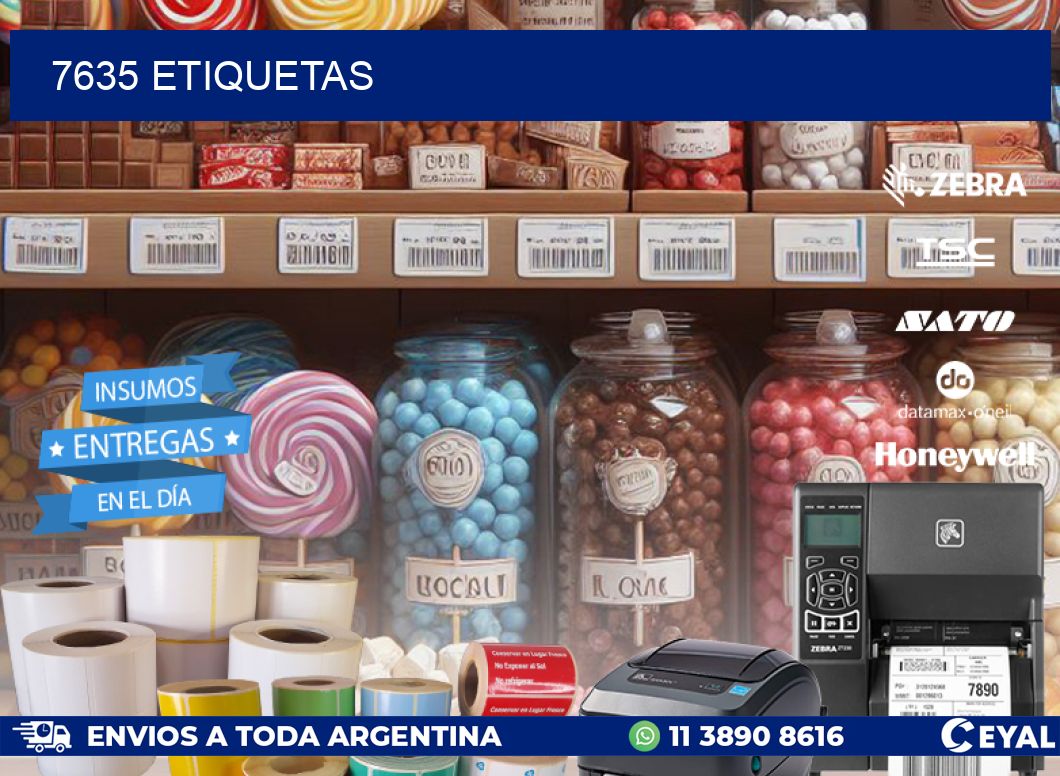7635 ETIQUETAS