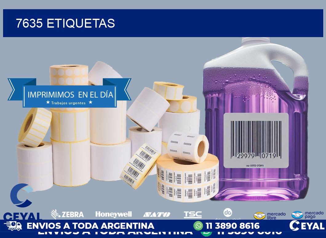 7635 ETIQUETAS