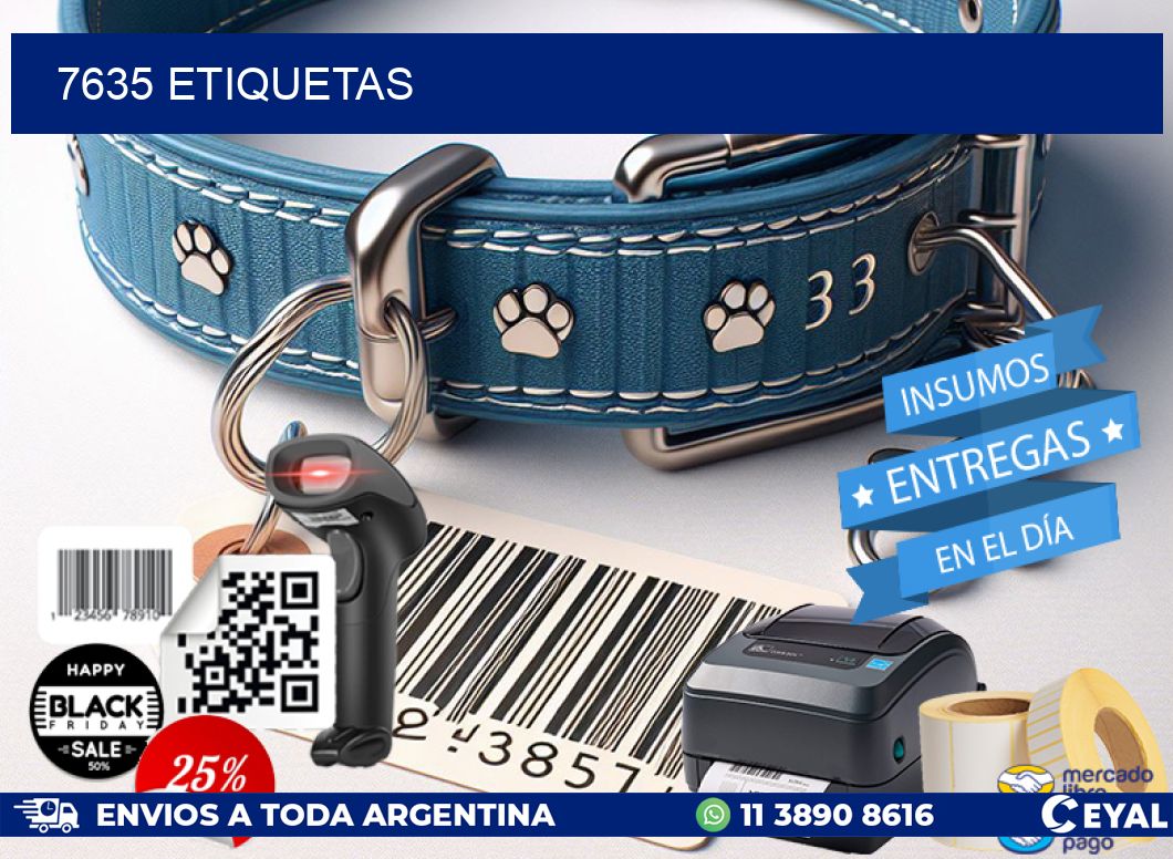 7635 ETIQUETAS