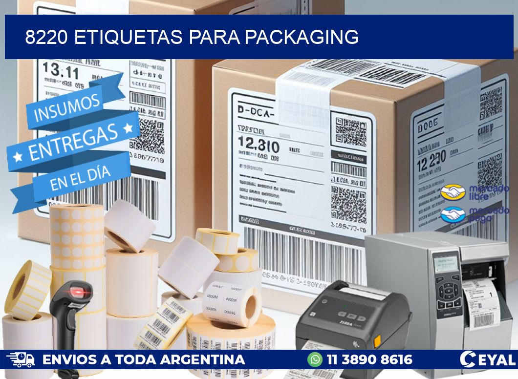 8220 ETIQUETAS PARA PACKAGING