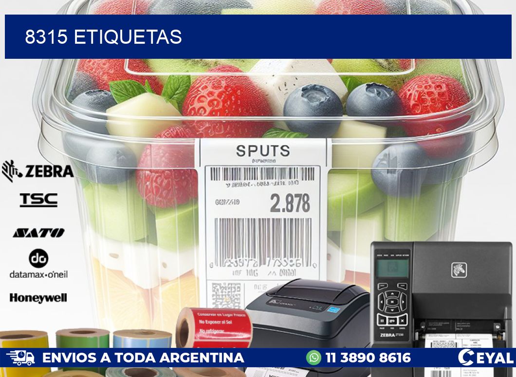 8315 ETIQUETAS