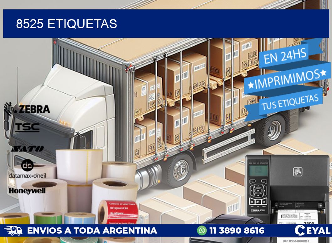 8525 ETIQUETAS