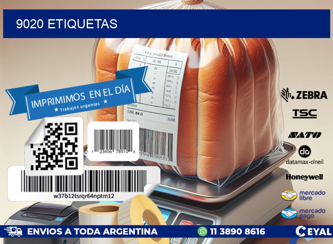 9020 ETIQUETAS