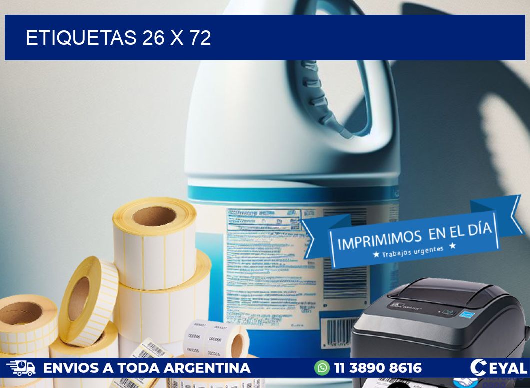 ETIQUETAS 26 x 72