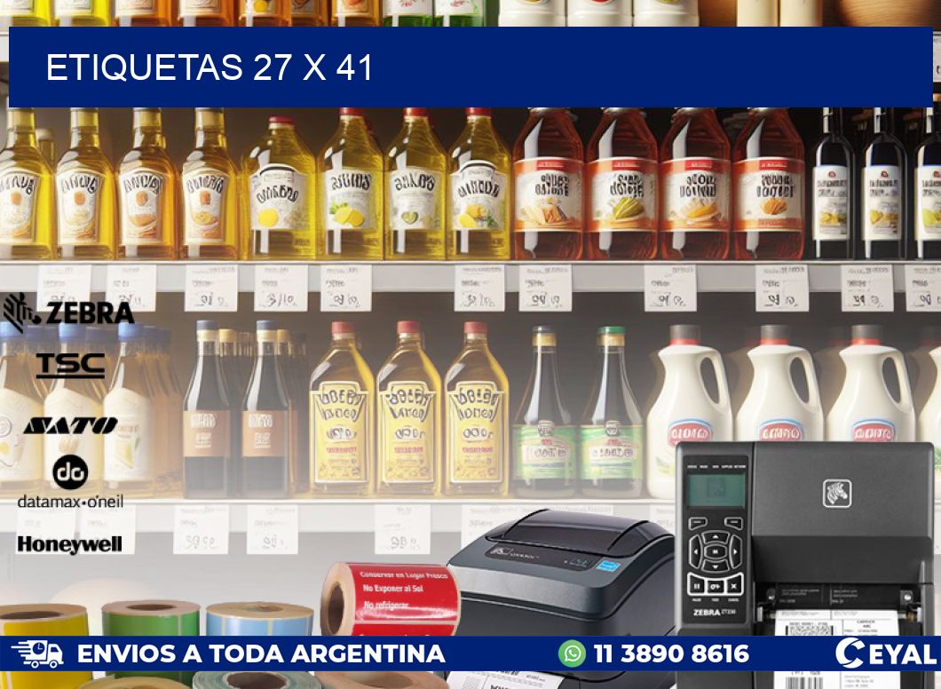 ETIQUETAS 27 x 41