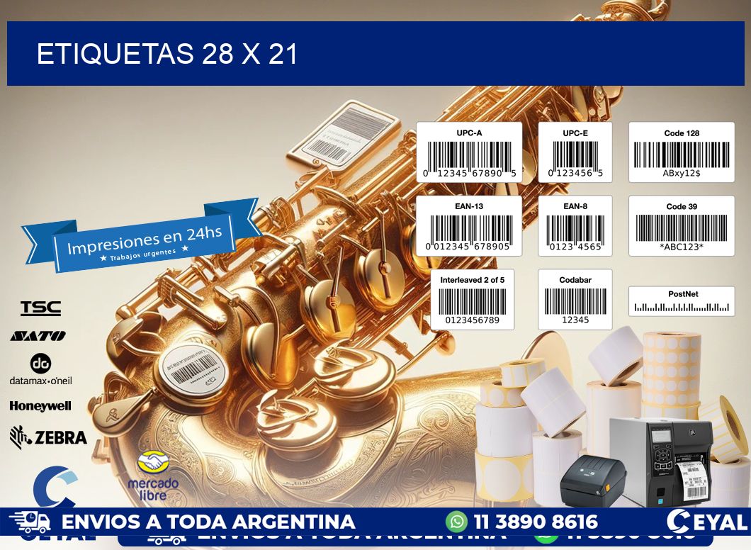 ETIQUETAS 28 x 21