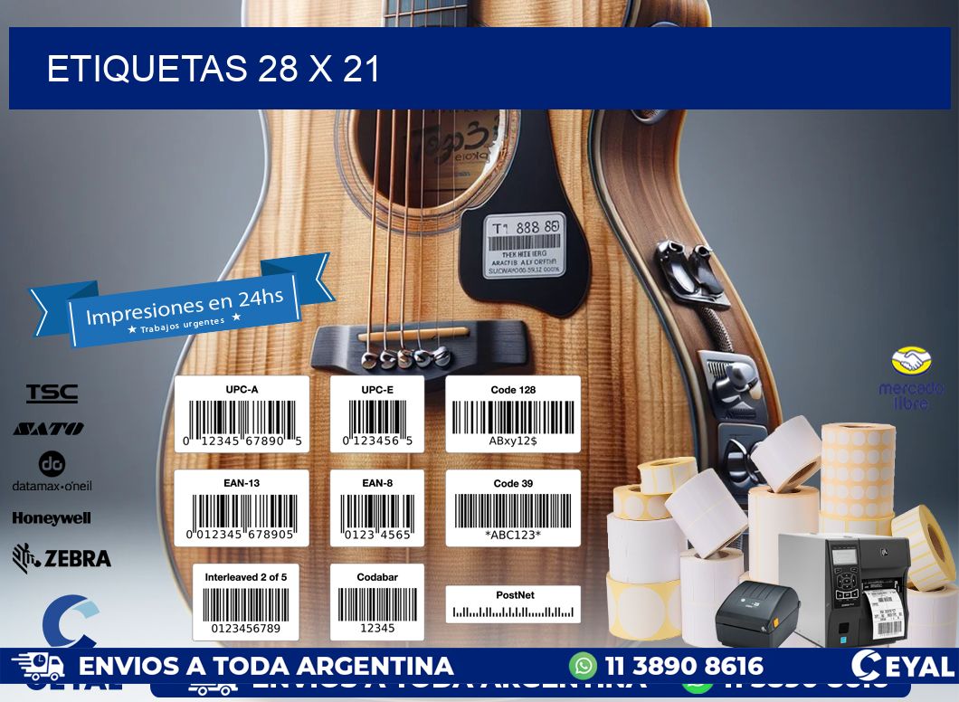 ETIQUETAS 28 x 21