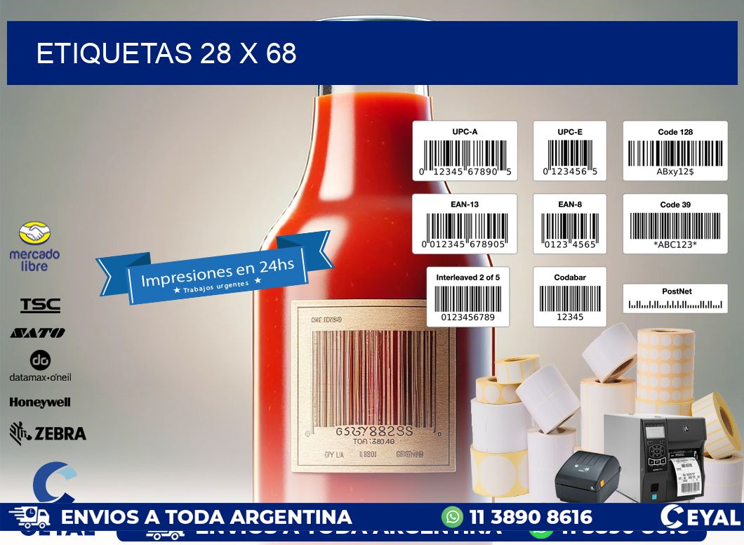 ETIQUETAS 28 x 68
