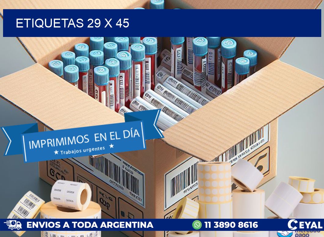 ETIQUETAS 29 x 45