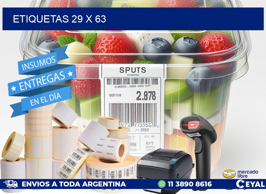 ETIQUETAS 29 x 63