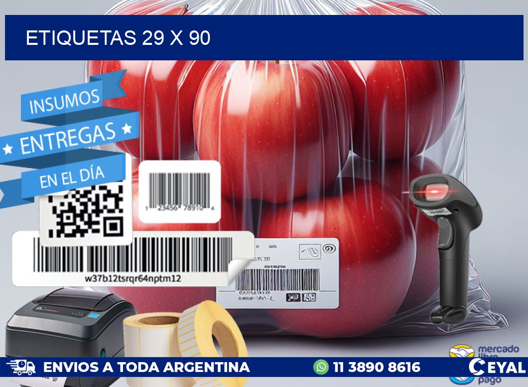 ETIQUETAS 29 x 90
