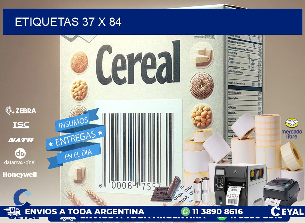 ETIQUETAS 37 x 84