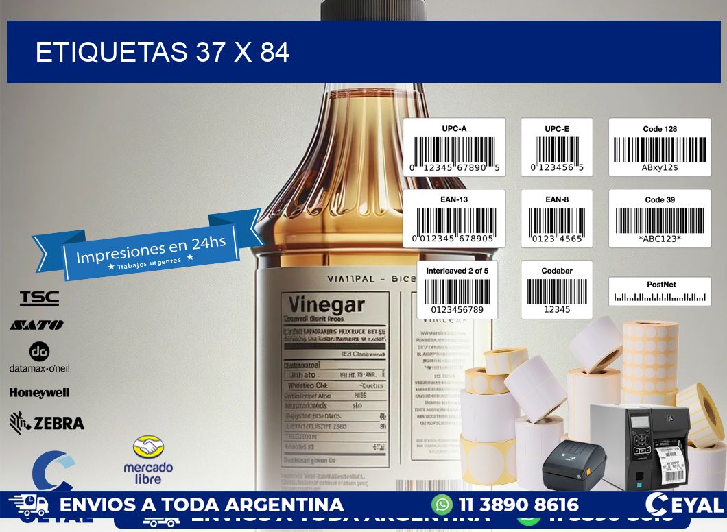 ETIQUETAS 37 x 84