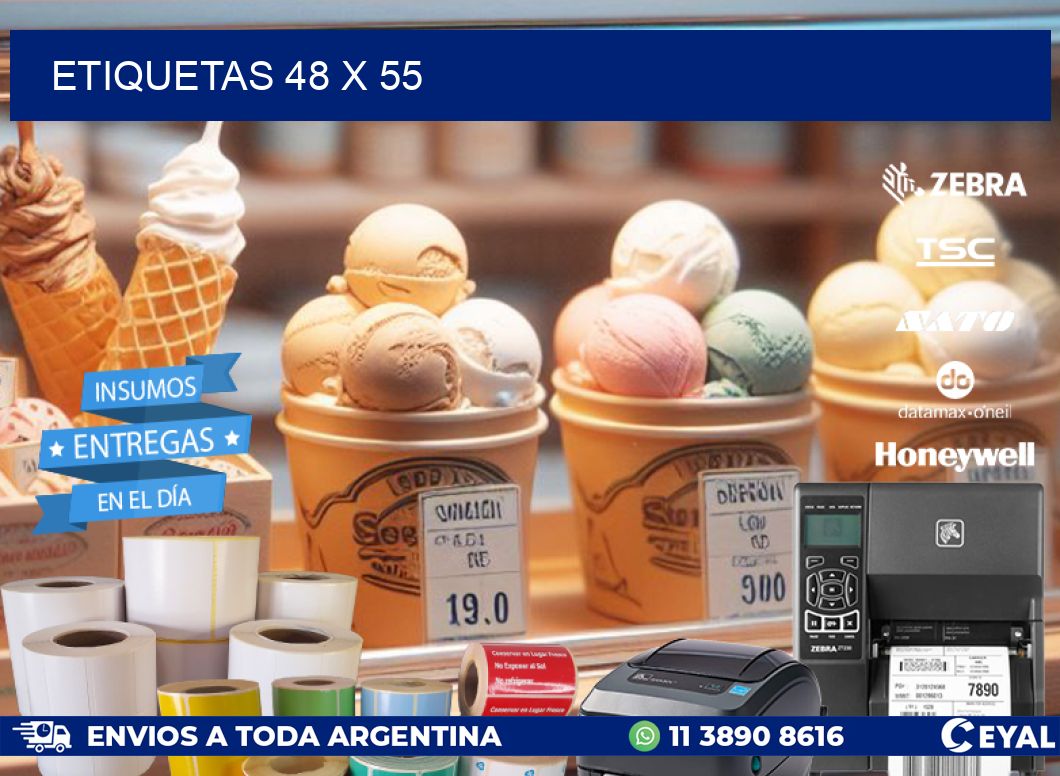 ETIQUETAS 48 x 55