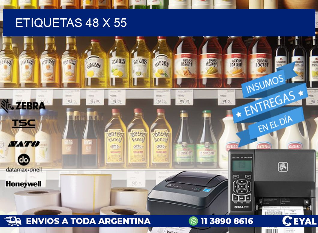 ETIQUETAS 48 x 55