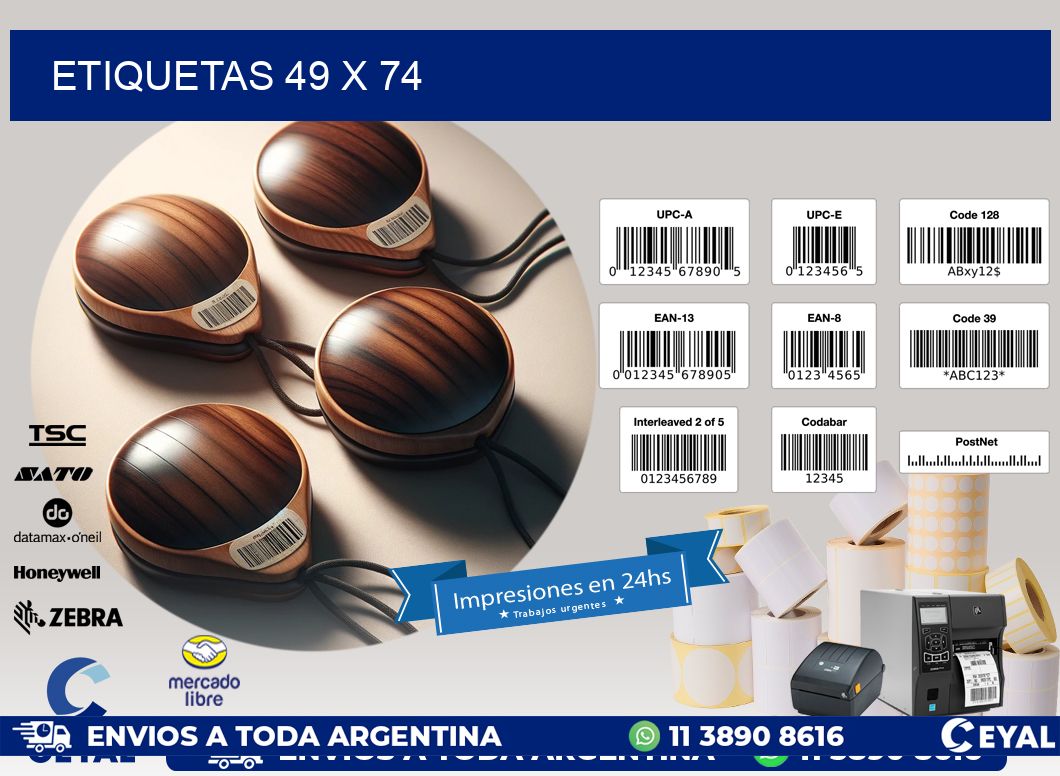 ETIQUETAS 49 x 74