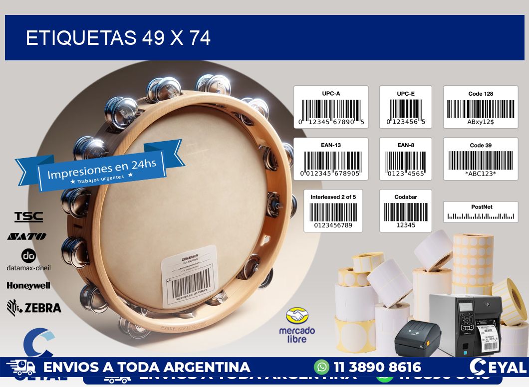 ETIQUETAS 49 x 74