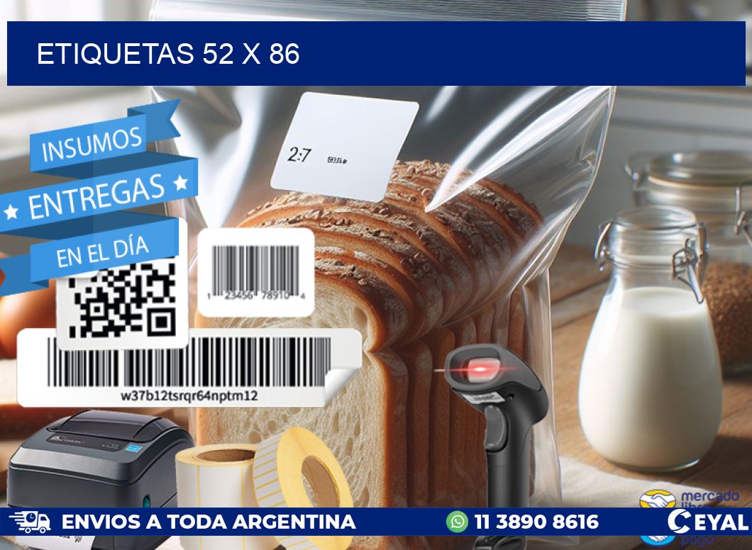 ETIQUETAS 52 x 86