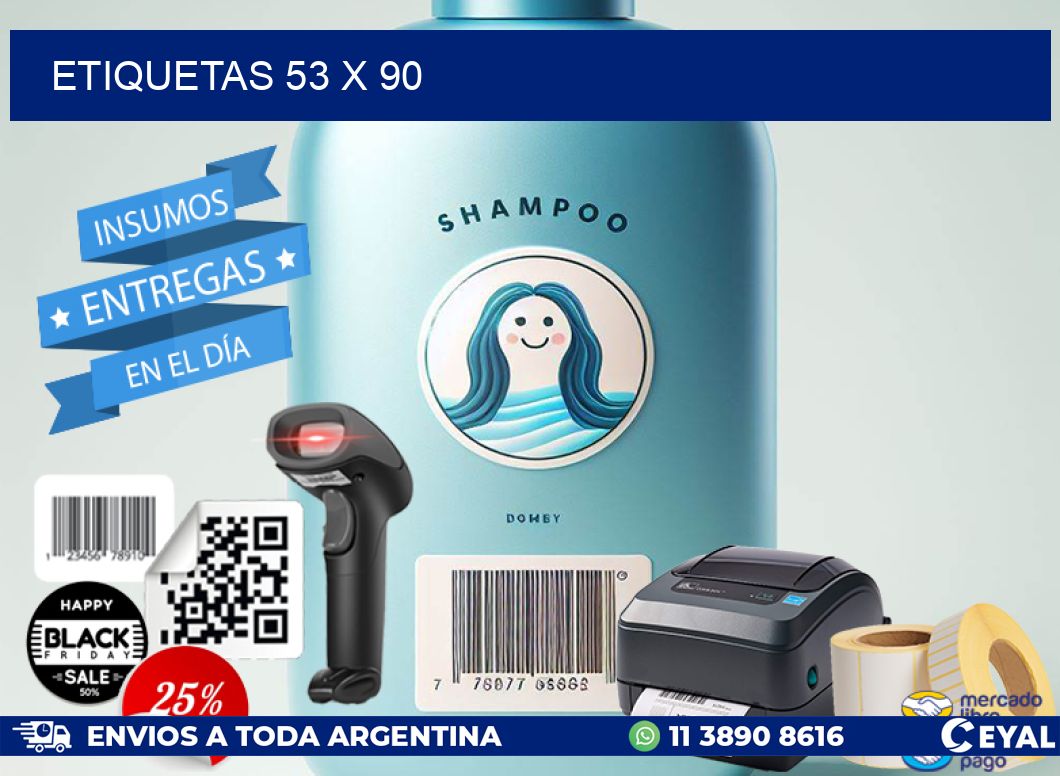 ETIQUETAS 53 x 90