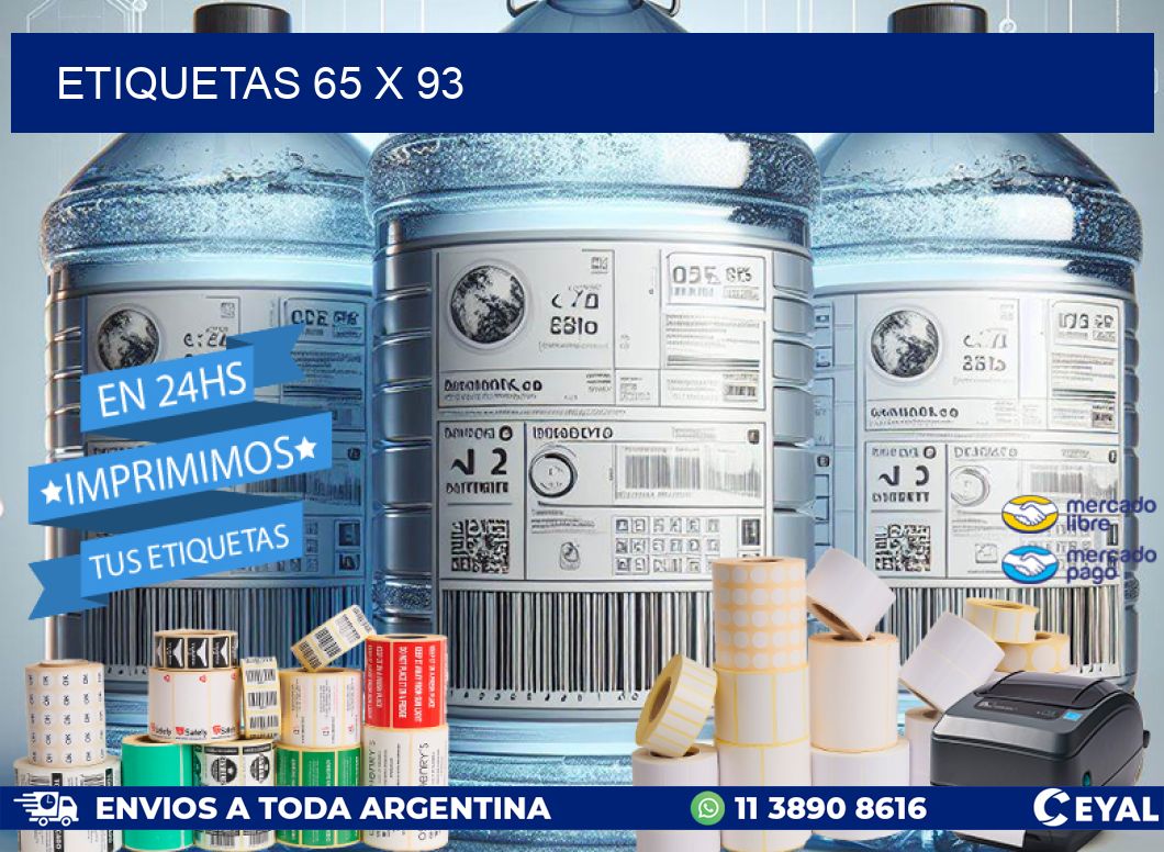ETIQUETAS 65 x 93