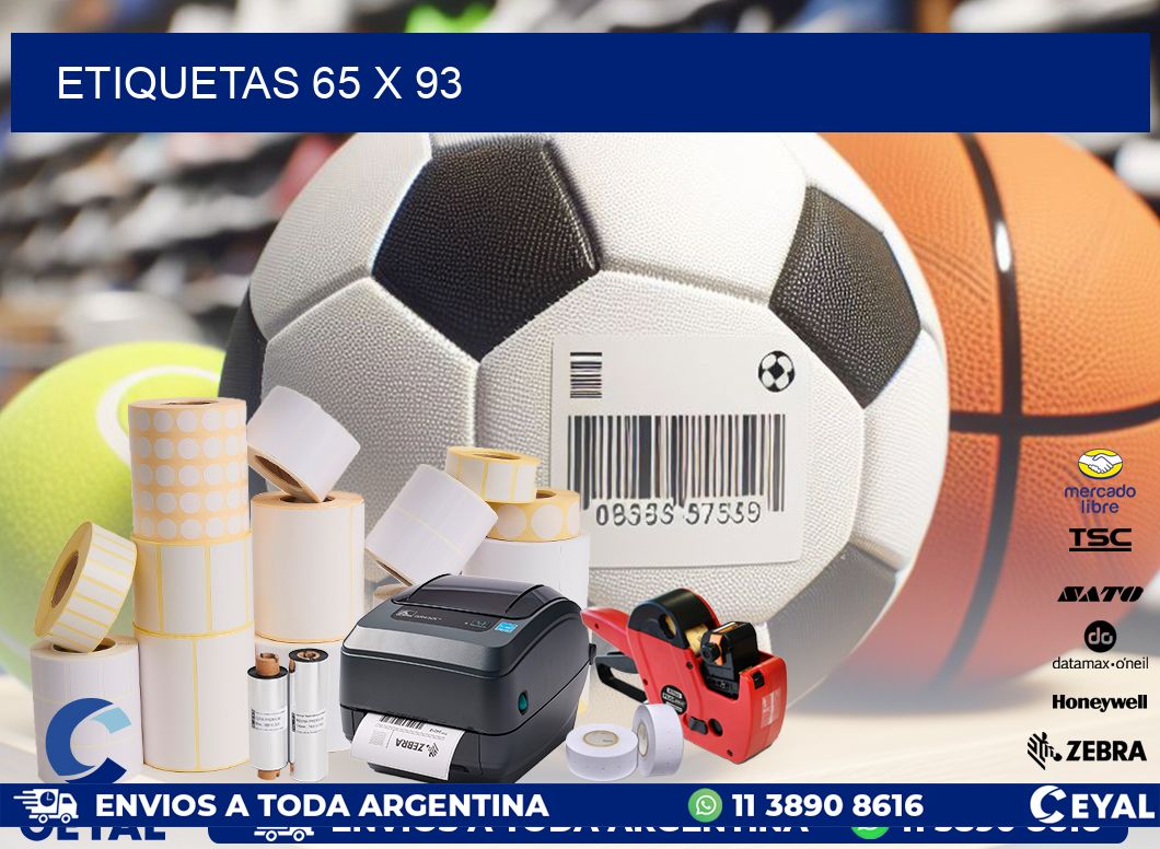 ETIQUETAS 65 x 93