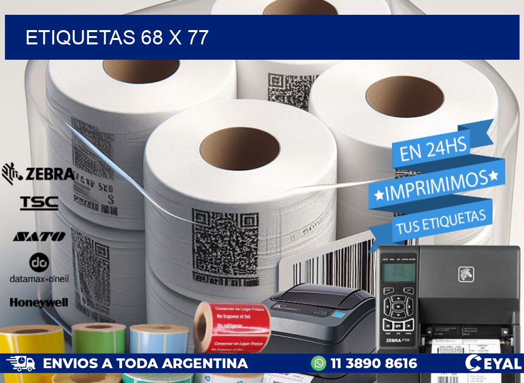 ETIQUETAS 68 x 77