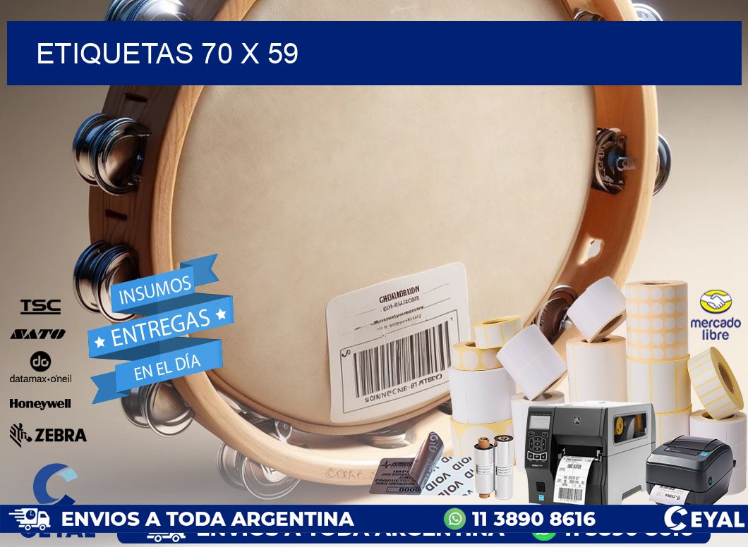 ETIQUETAS 70 x 59