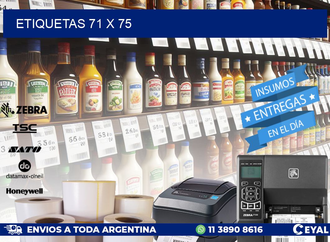 ETIQUETAS 71 x 75