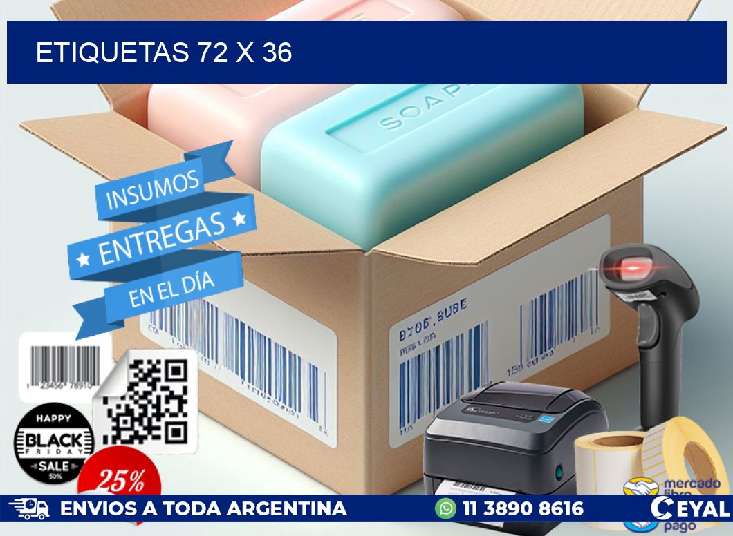 ETIQUETAS 72 x 36