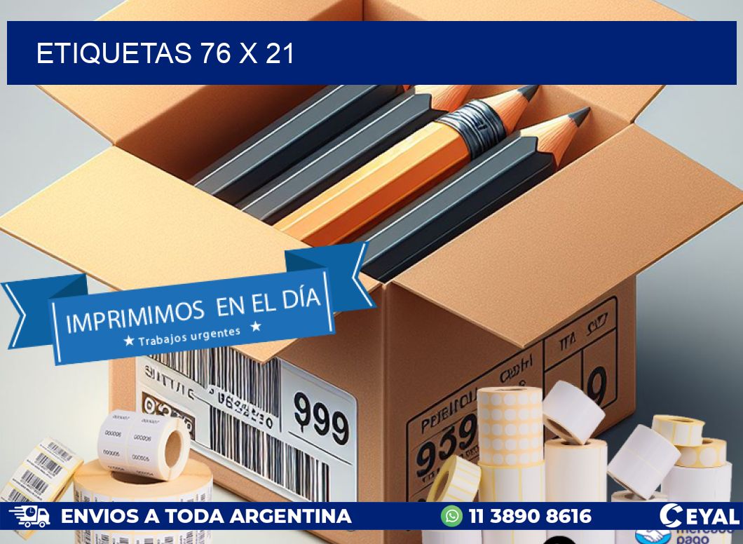 ETIQUETAS 76 x 21