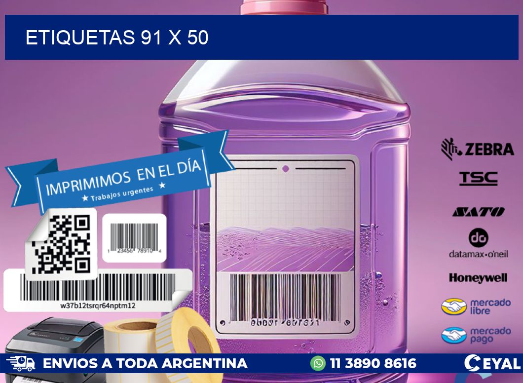 ETIQUETAS 91 x 50