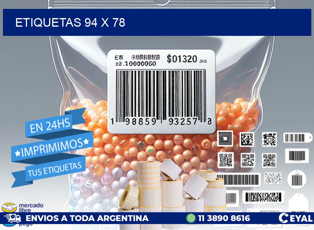 ETIQUETAS 94 x 78