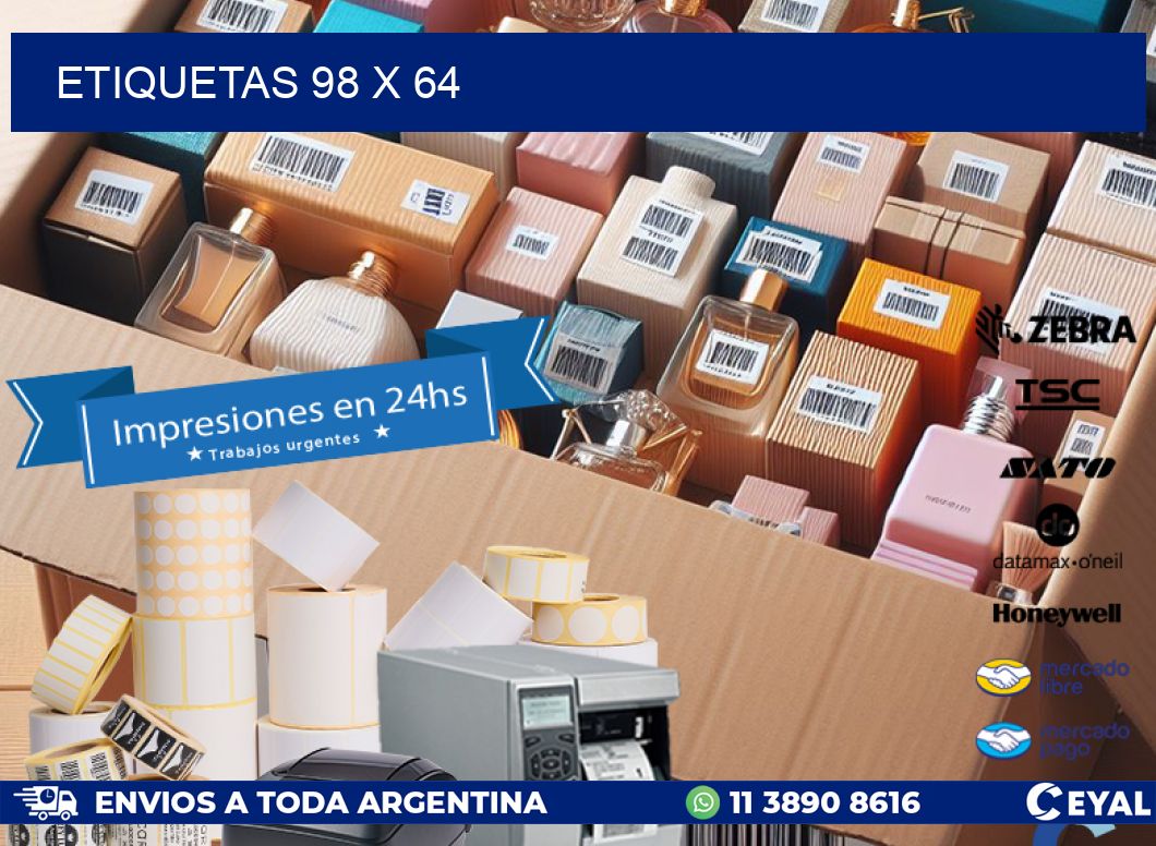 ETIQUETAS 98 x 64