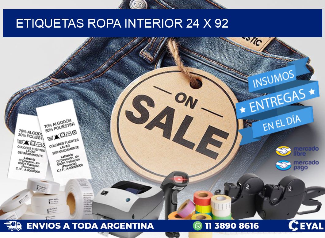 ETIQUETAS ROPA INTERIOR 24 x 92