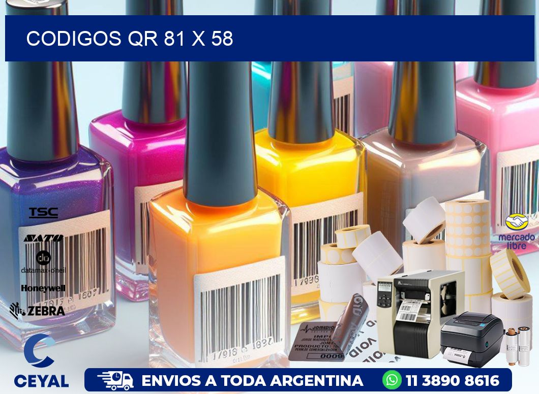 CODIGOS QR 81 x 58