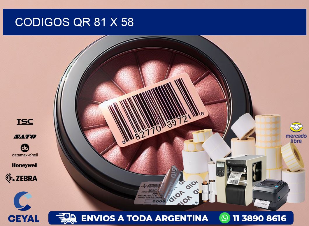 CODIGOS QR 81 x 58