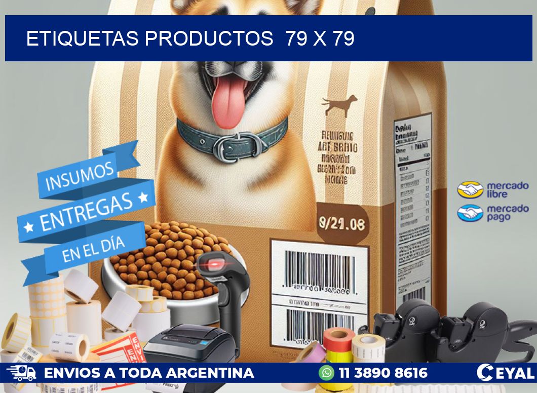 ETIQUETAS PRODUCTOS  79 x 79