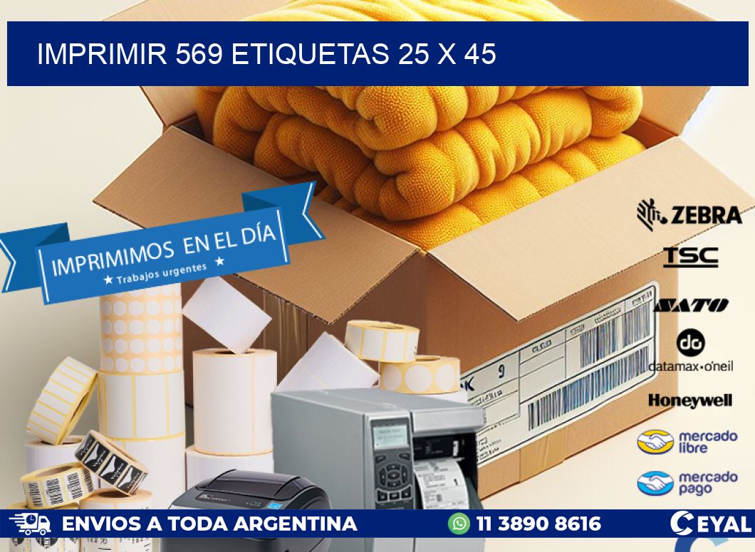 IMPRIMIR 569 ETIQUETAS 25 x 45