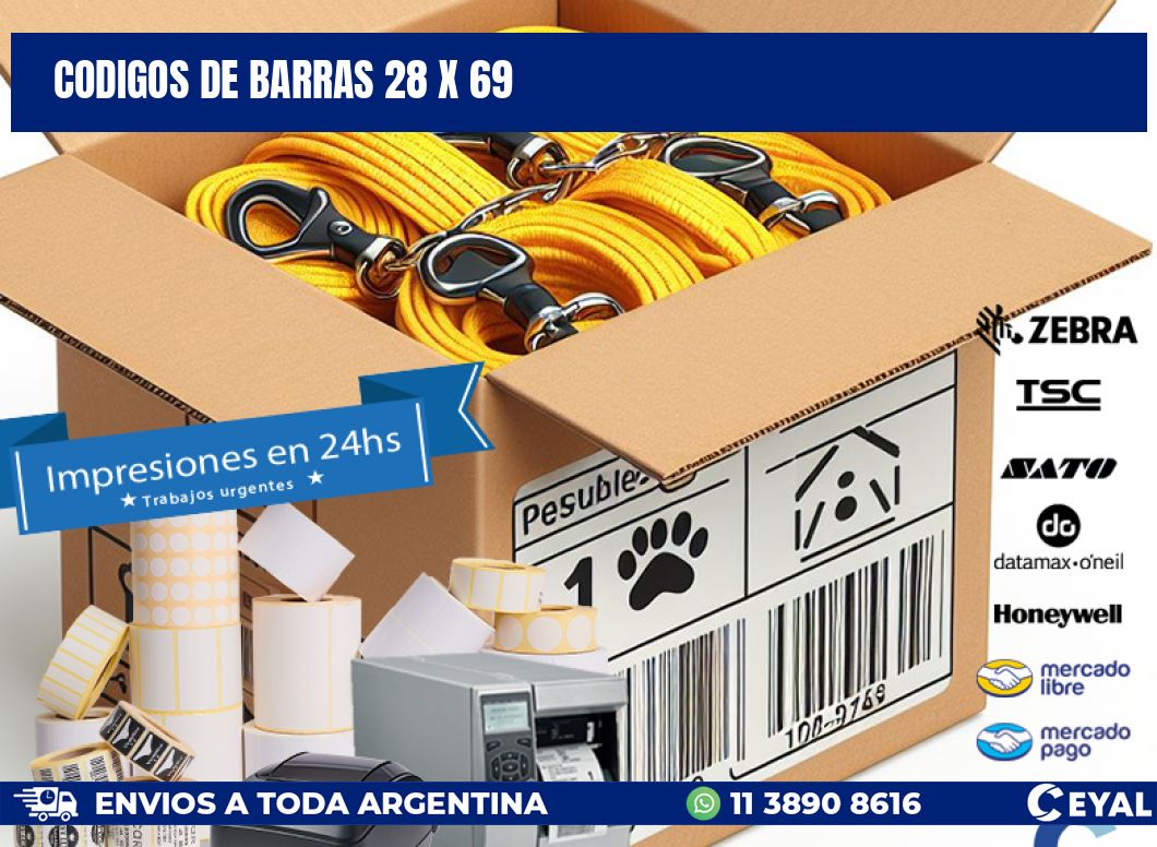 codigos de barras 28 x 69