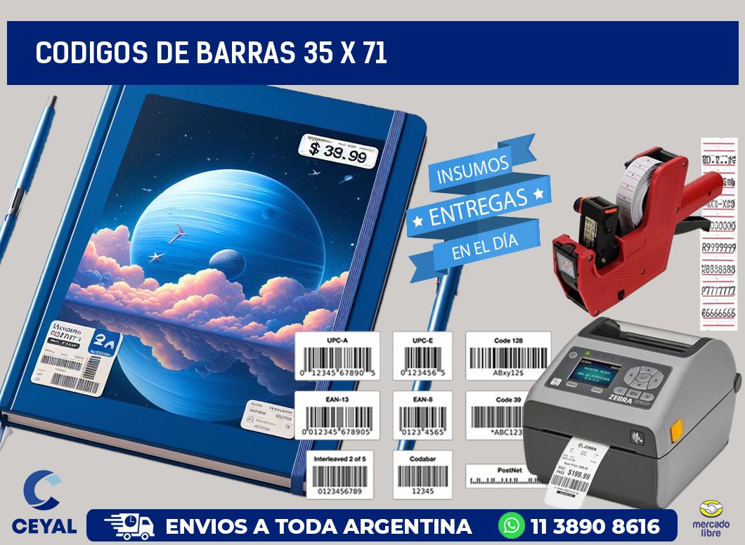 codigos de barras 35 x 71