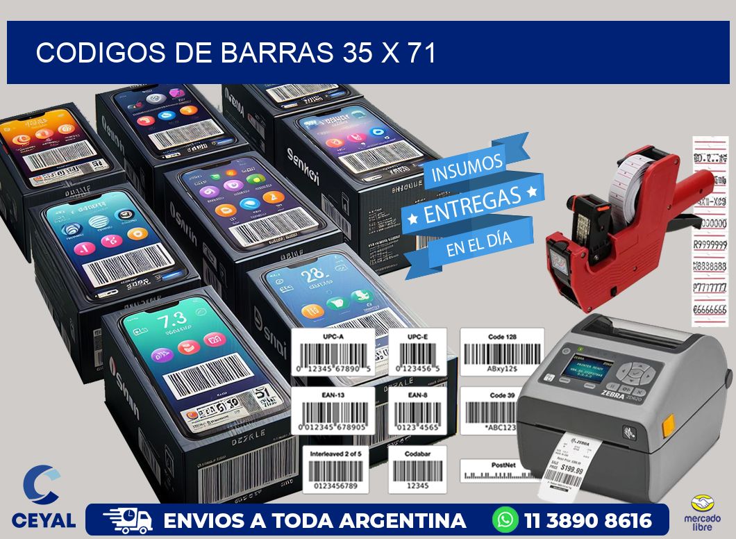 codigos de barras 35 x 71