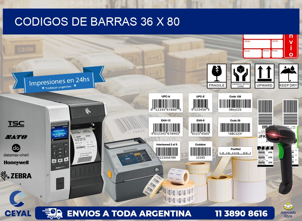 codigos de barras 36 x 80
