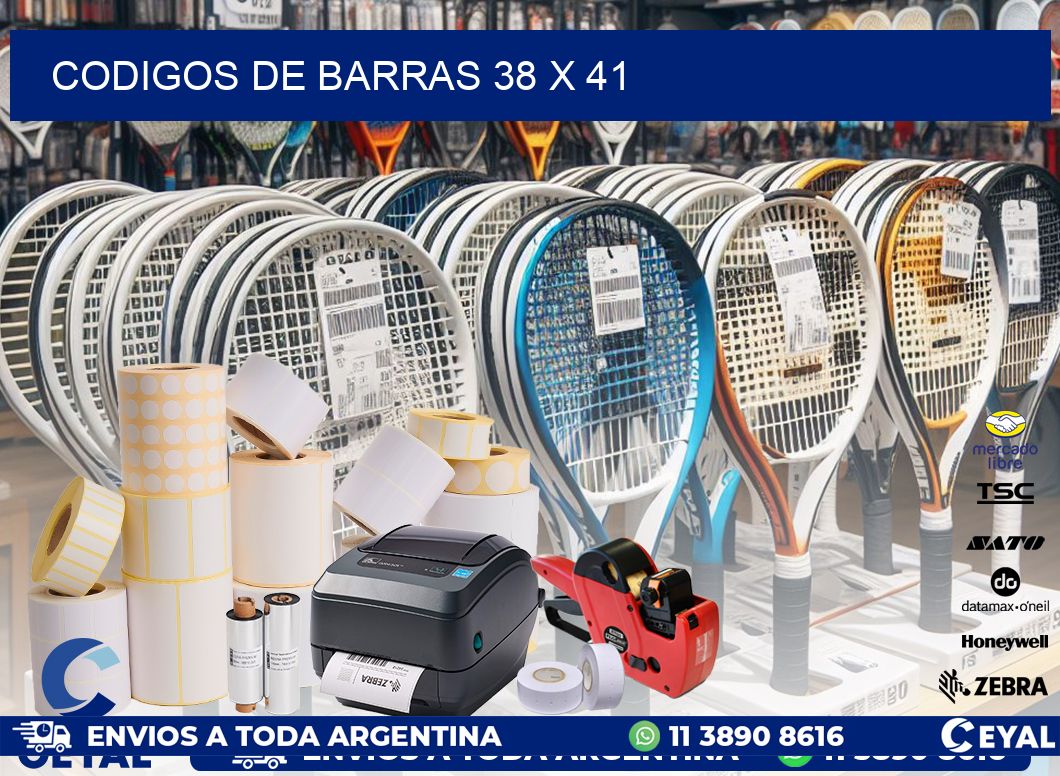 codigos de barras 38 x 41