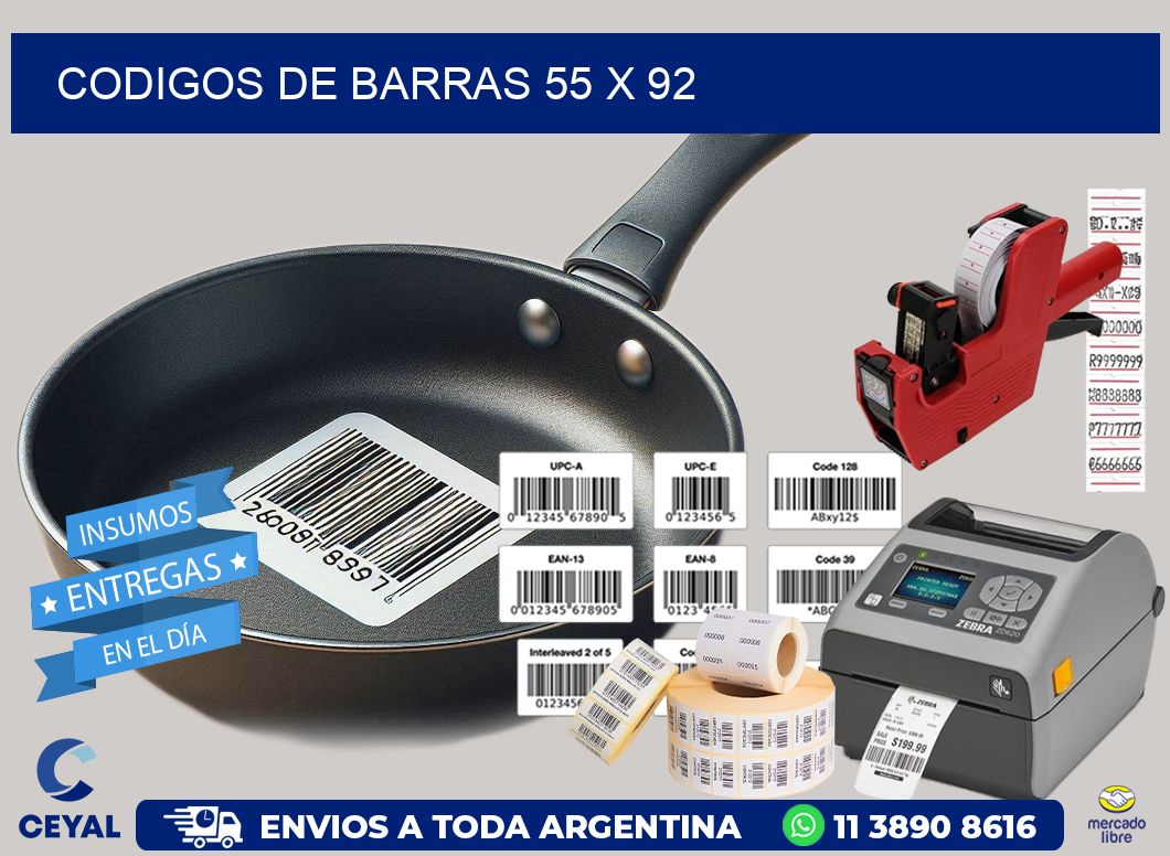 codigos de barras 55 x 92