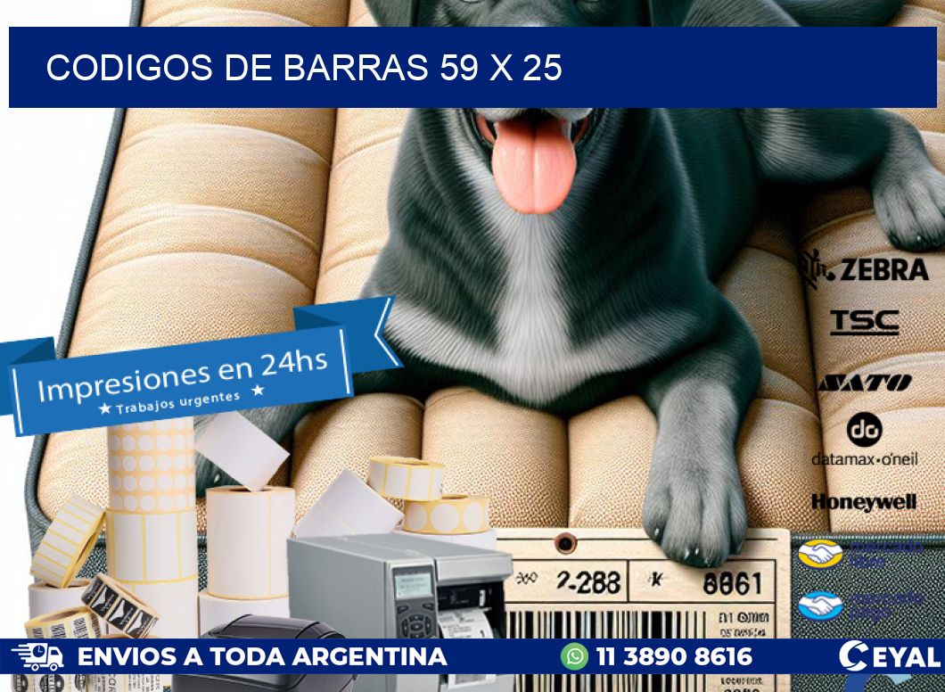 codigos de barras 59 x 25