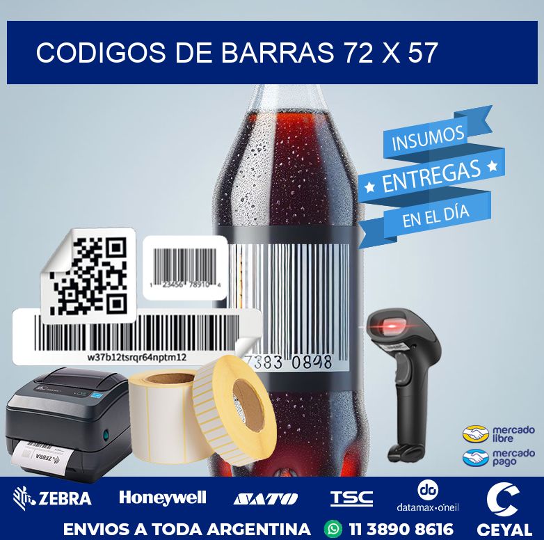 codigos de barras 72 x 57