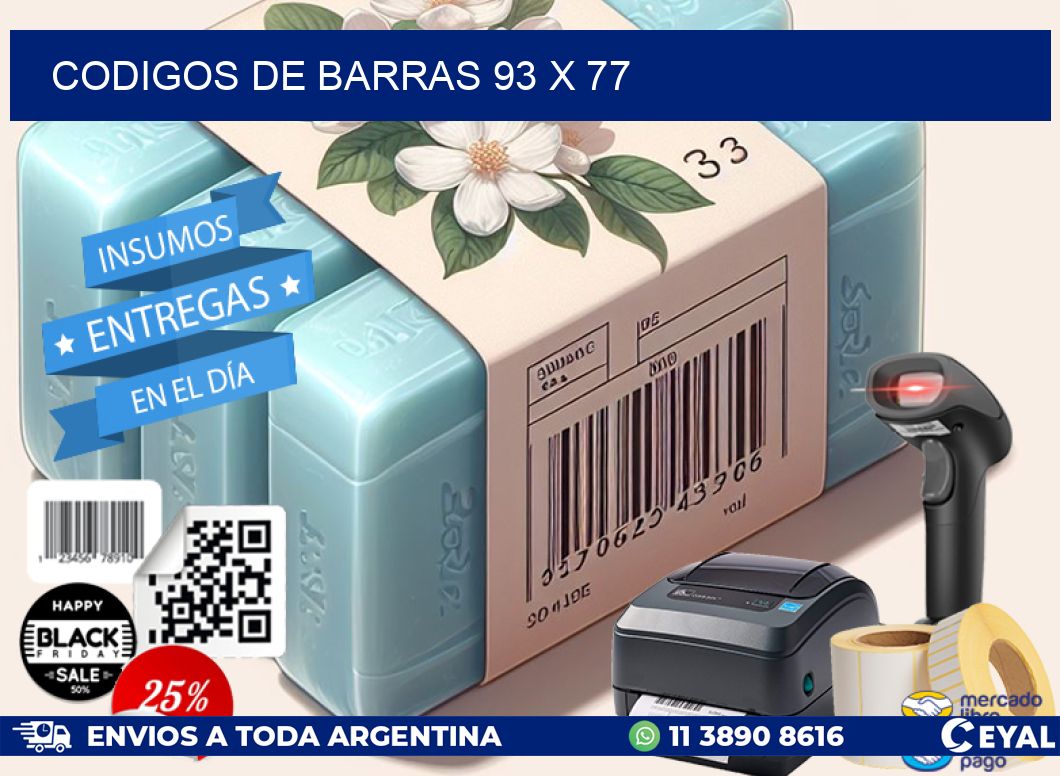 codigos de barras 93 x 77