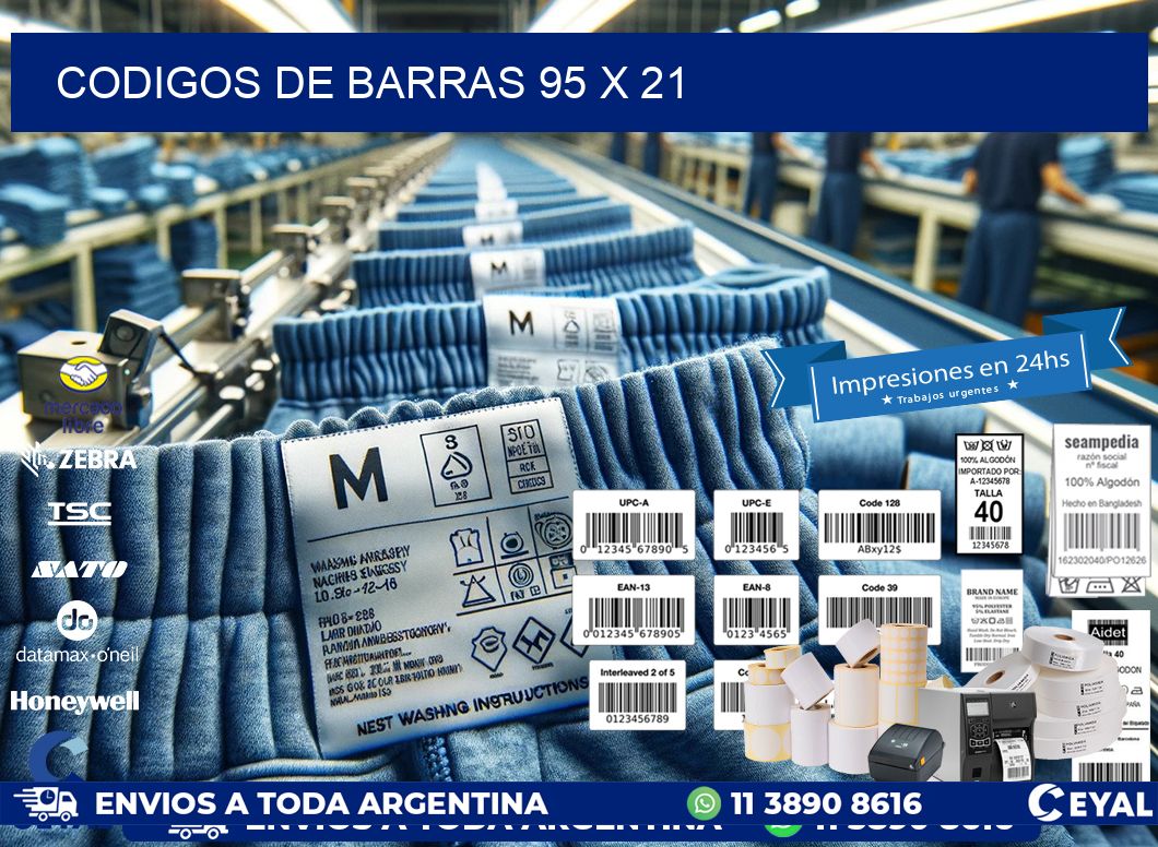 codigos de barras 95 x 21