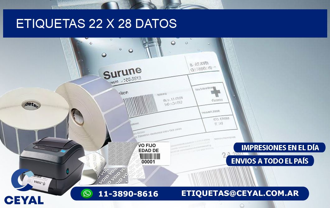 ETIQUETAS 22 x 28 DATOS