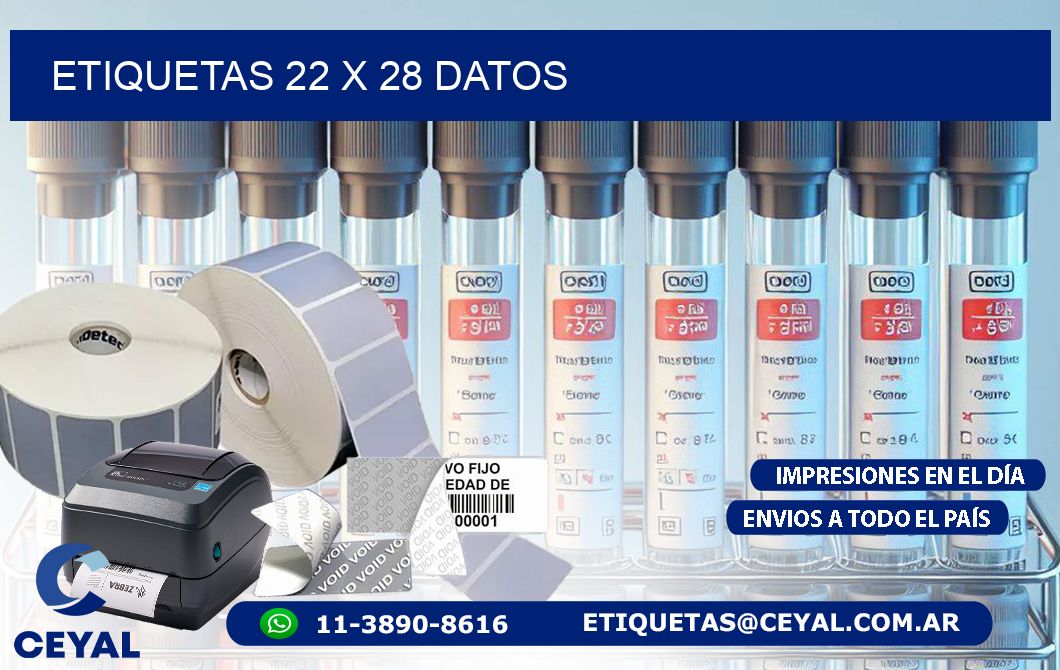 ETIQUETAS 22 x 28 DATOS